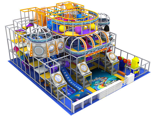 Kosmiczny sprzęt do zabaw dla dzieci w pomieszczeniach Wielopoziomowy z blokami EPP
