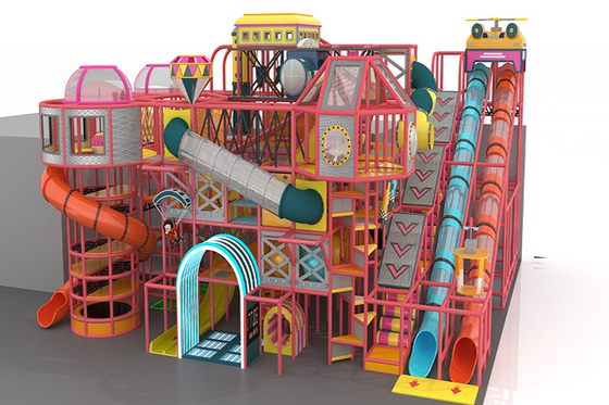 Giant Slides Kids Indoor Playground Equipment Ognioodporna wysokość 8m