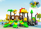 Sprzęt do zabaw dla dzieci OEM z tworzywa sztucznego, antypoślizgowy plac zabaw Jungle Gym na świeżym powietrzu