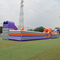 Outdoor Kids Inflatable Bouncer Anti UV z wieloma przeszkodami Zatwierdzony przez TUV