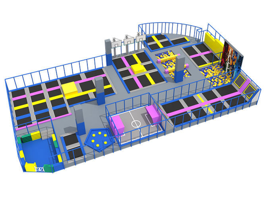 Commercial Jump Trampoline Park wysoka wydajność skoków miękka wyściółka z pianką